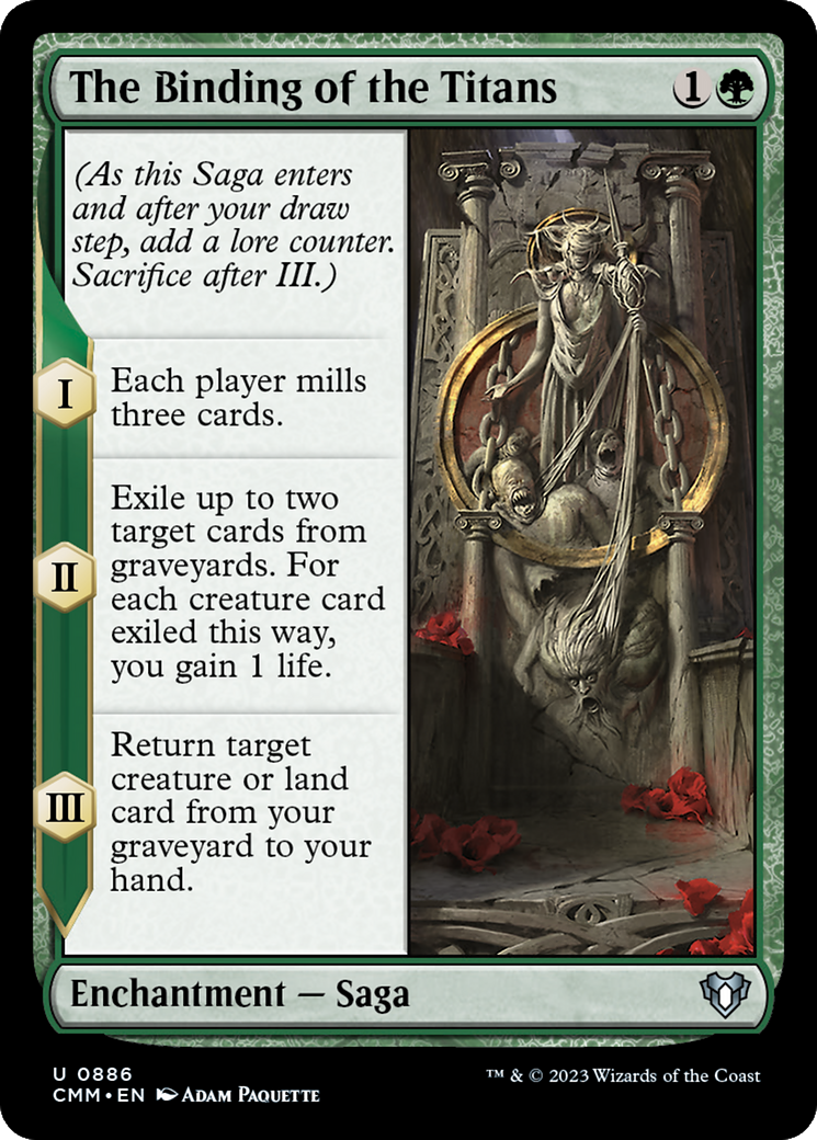 The Binding of the Titans [Commander Masters] | Jomio and Rueliete's Cards and Comics