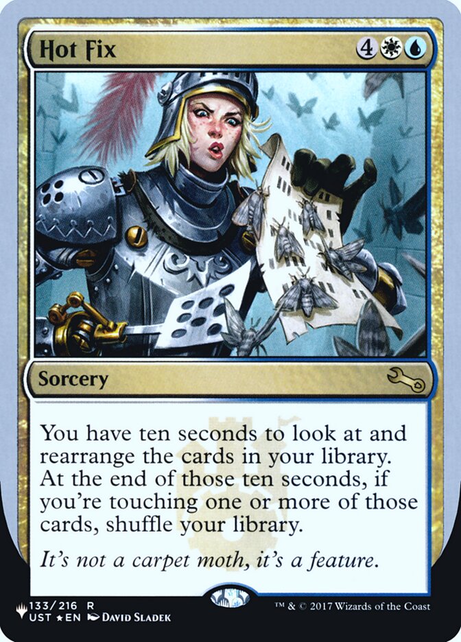 Hot Fix (Unfinity Foil Edition) [The List] | Jomio and Rueliete's Cards and Comics