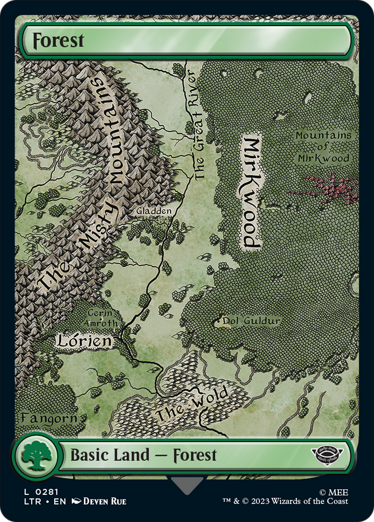 Forest (281) [The Lord of the Rings: Tales of Middle-Earth] | Jomio and Rueliete's Cards and Comics