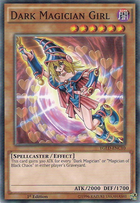 Dark Magician Girl [YGLD-ENC10] Common | Jomio and Rueliete's Cards and Comics