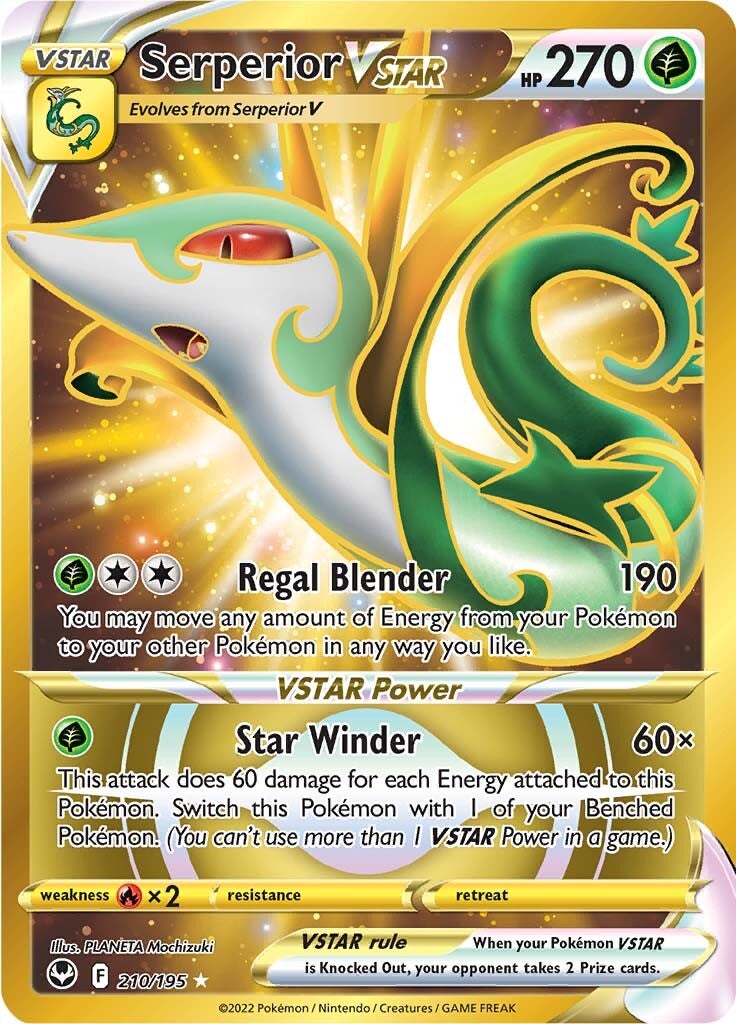 Serperior VSTAR (210/195) [Sword & Shield: Silver Tempest] | Jomio and Rueliete's Cards and Comics
