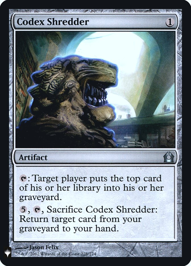 Codex Shredder [Mystery Booster] | Jomio and Rueliete's Cards and Comics
