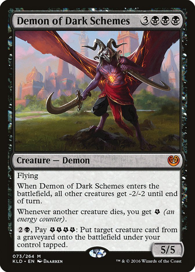 Demon of Dark Schemes [Kaladesh] | Jomio and Rueliete's Cards and Comics