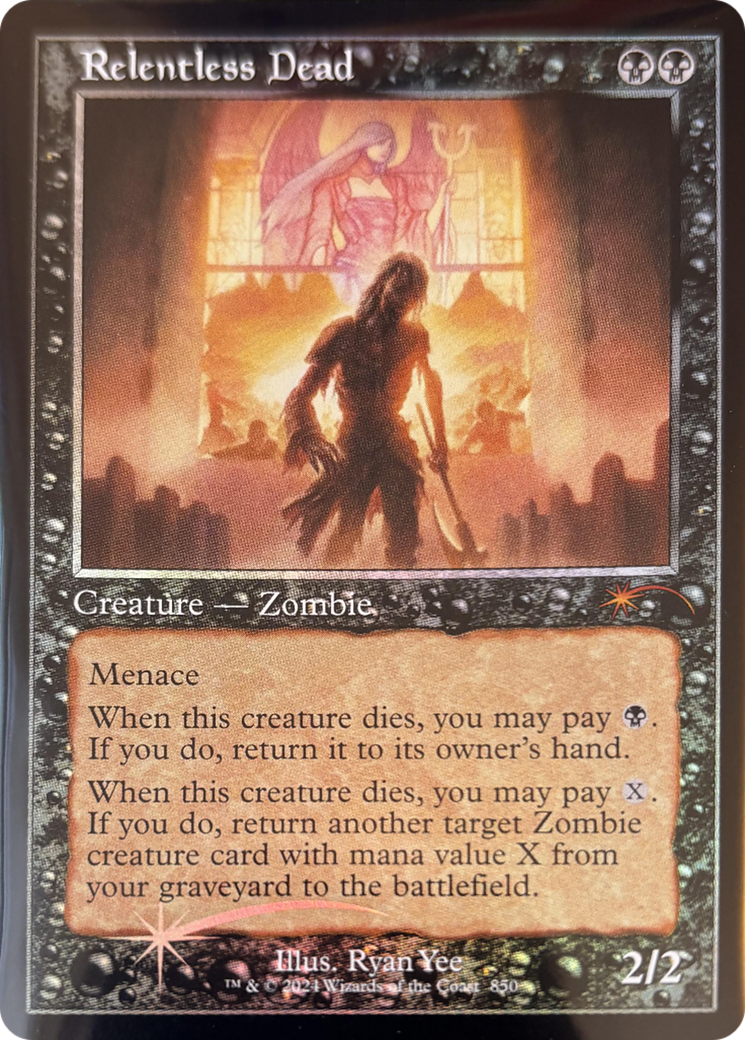 Relentless Dead (Retro Frame) [Secret Lair Drop Series] | Jomio and Rueliete's Cards and Comics