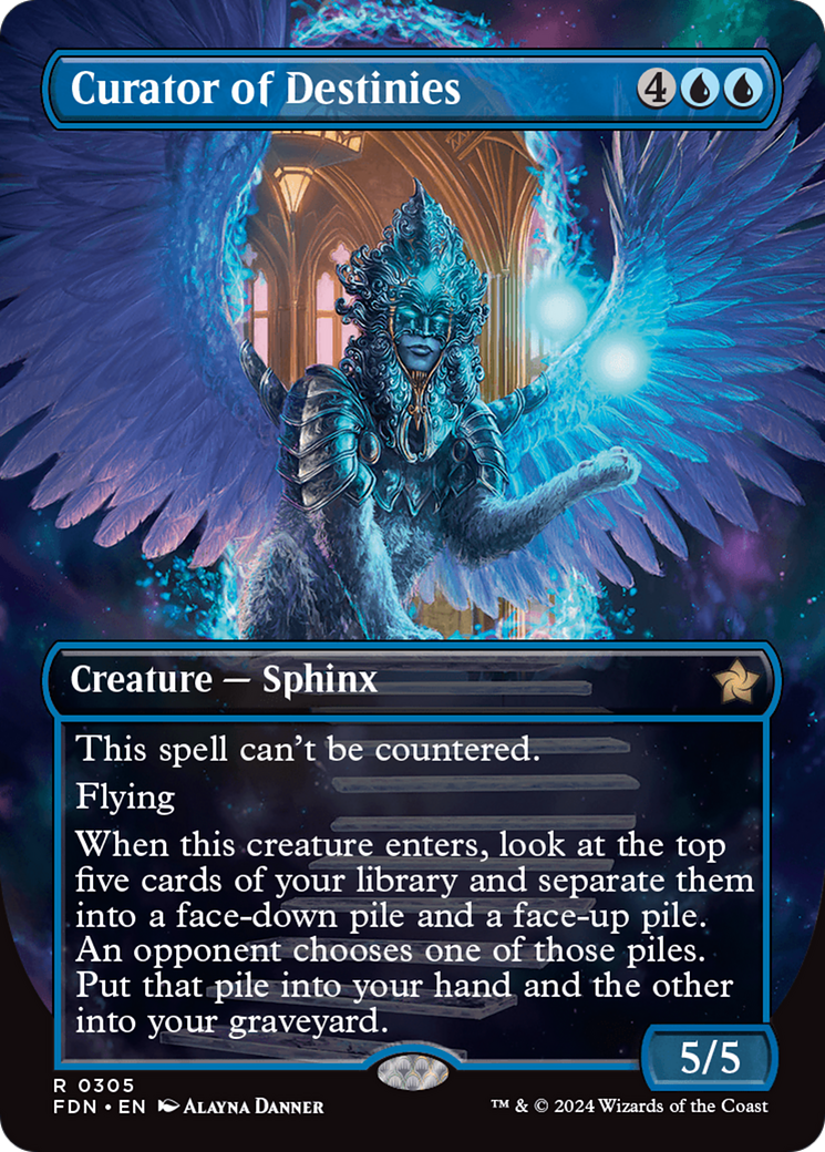 Curator of Destinies (Borderless) [Foundations] | Jomio and Rueliete's Cards and Comics
