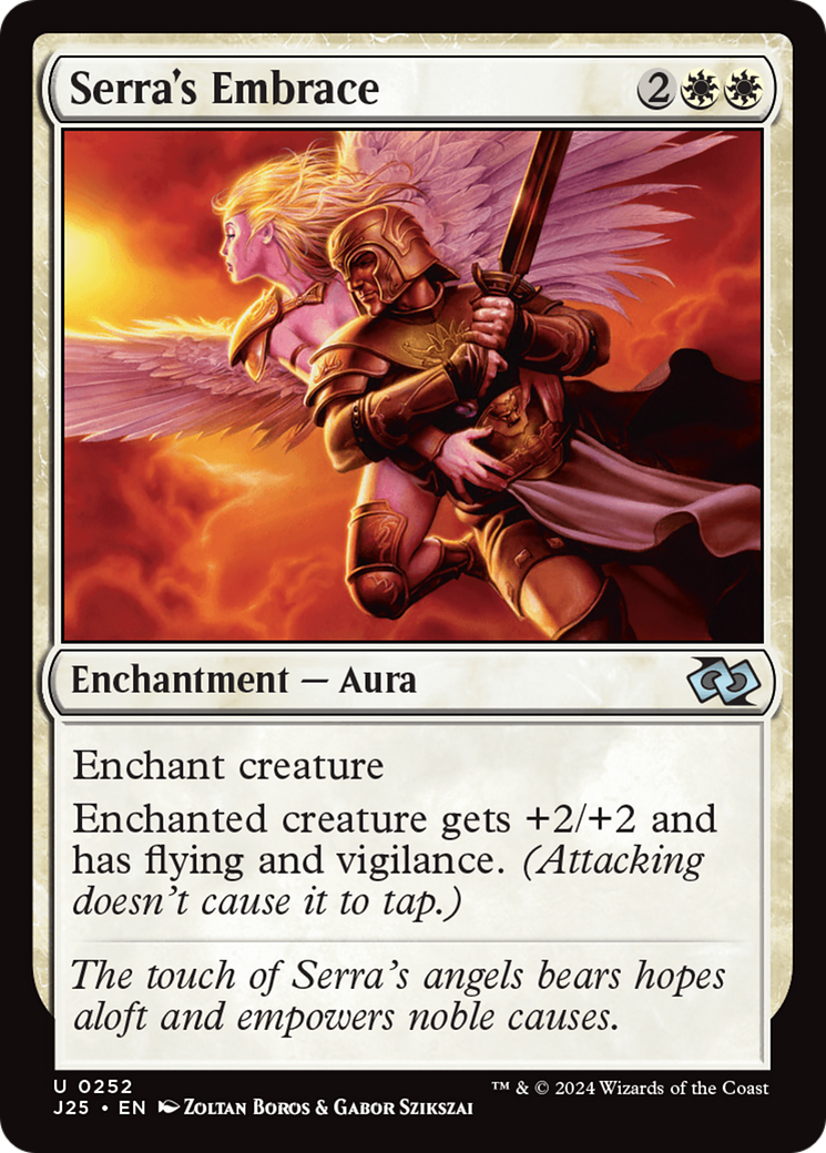 Serra's Embrace [Foundations Jumpstart] | Jomio and Rueliete's Cards and Comics