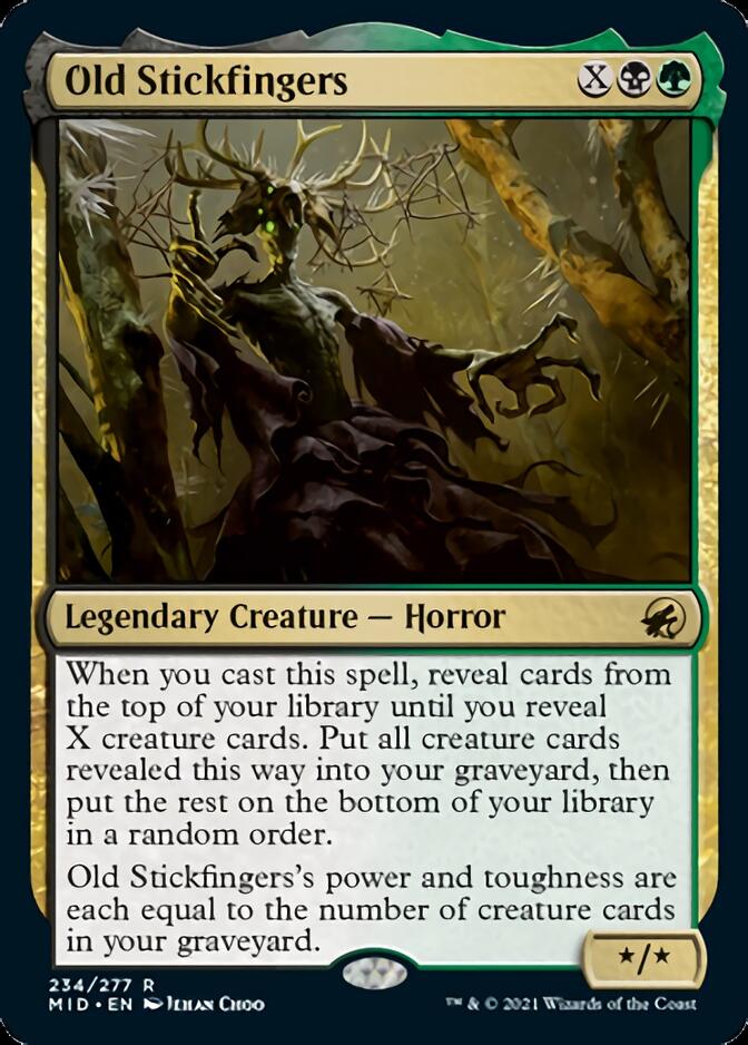 Old Stickfingers [Innistrad: Midnight Hunt] | Jomio and Rueliete's Cards and Comics