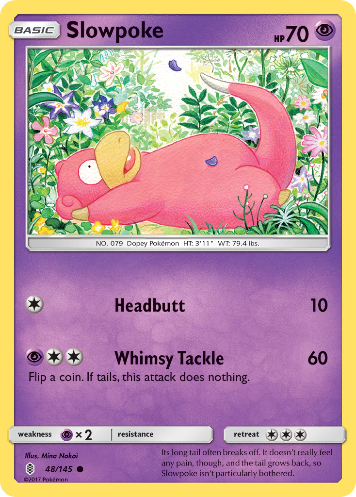 Slowpoke (48/145) [Sun & Moon: Guardians Rising] | Jomio and Rueliete's Cards and Comics