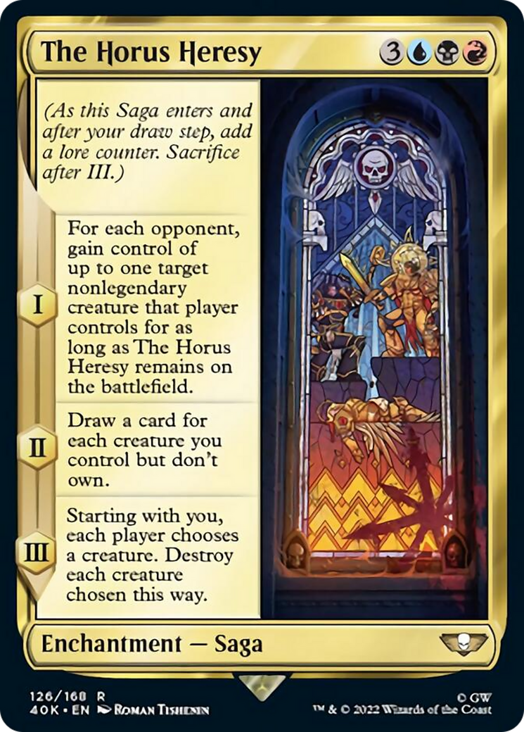 The Horus Heresy (Surge Foil) [Warhammer 40,000] | Jomio and Rueliete's Cards and Comics