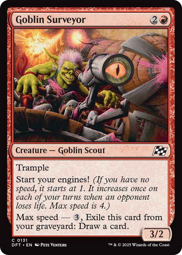Goblin Surveyor [Aetherdrift] | Jomio and Rueliete's Cards and Comics