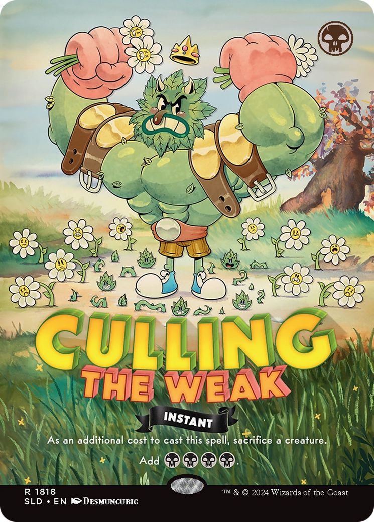 Culling the Weak (Rainbow Foil) [Secret Lair Drop Series] | Jomio and Rueliete's Cards and Comics