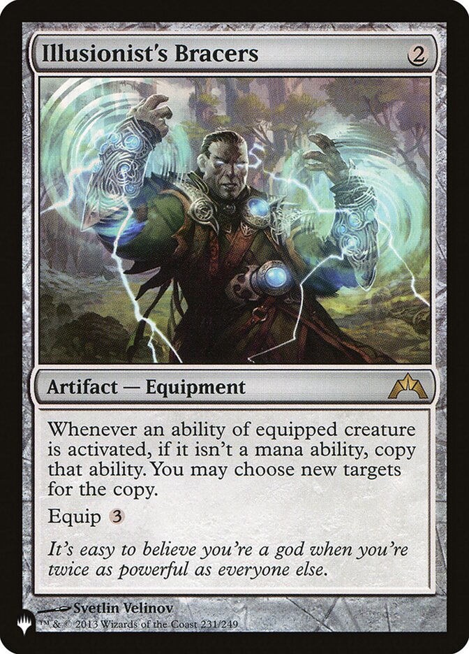 Illusionist's Bracers [The List] | Jomio and Rueliete's Cards and Comics