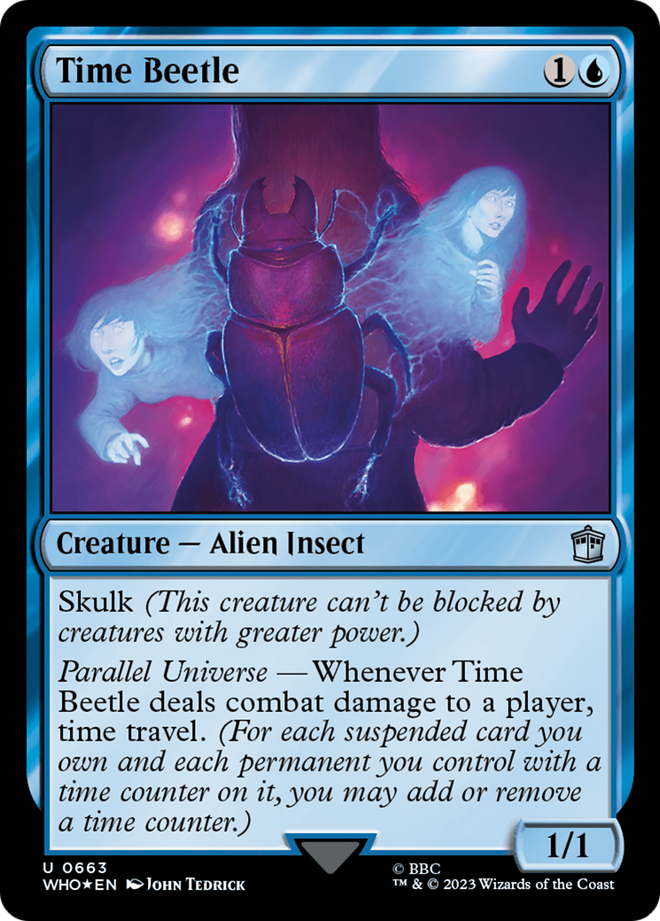 Time Beetle (Surge Foil) [Doctor Who] | Jomio and Rueliete's Cards and Comics