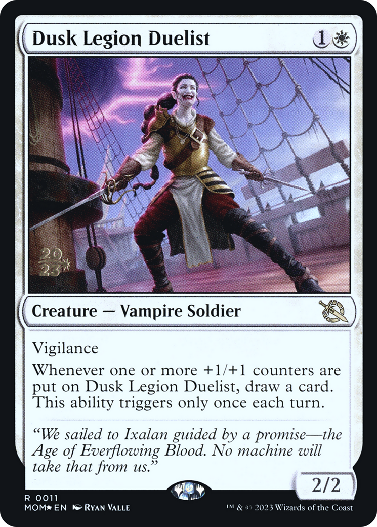 Dusk Legion Duelist [March of the Machine Prerelease Promos] | Jomio and Rueliete's Cards and Comics