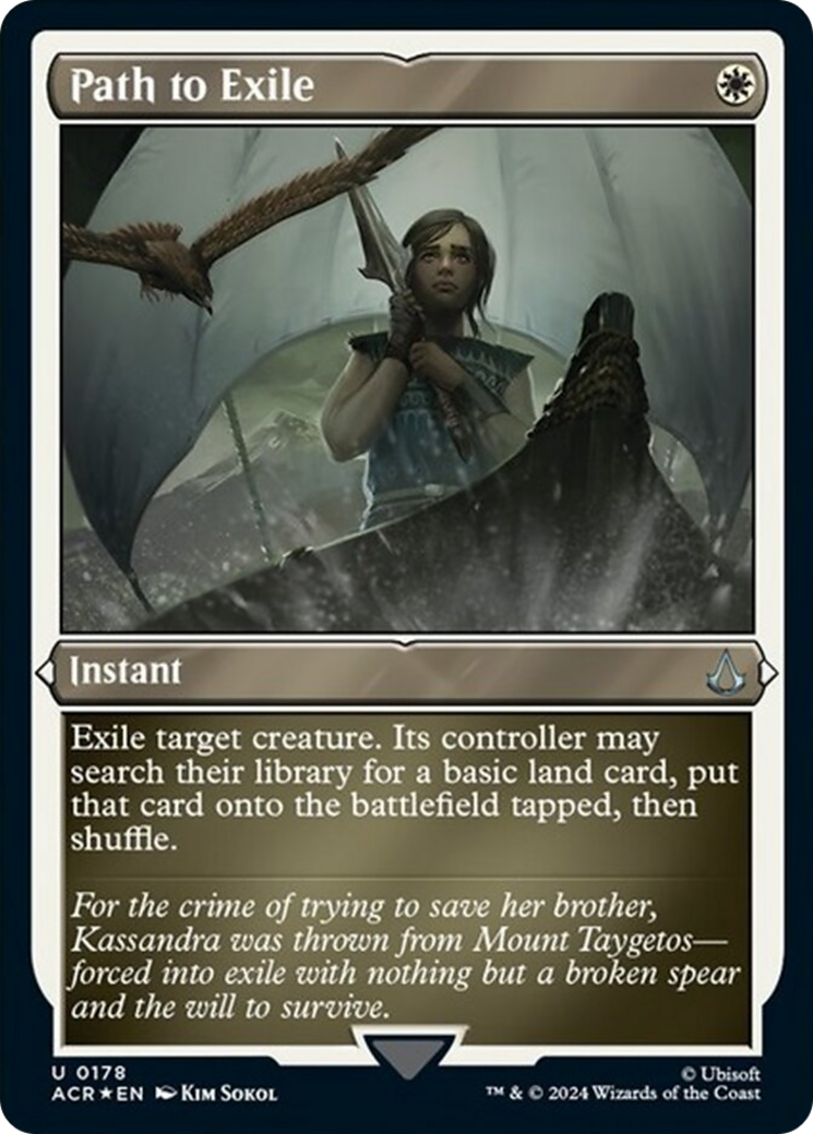 Path to Exile (Foil Etched) [Assassin's Creed] | Jomio and Rueliete's Cards and Comics