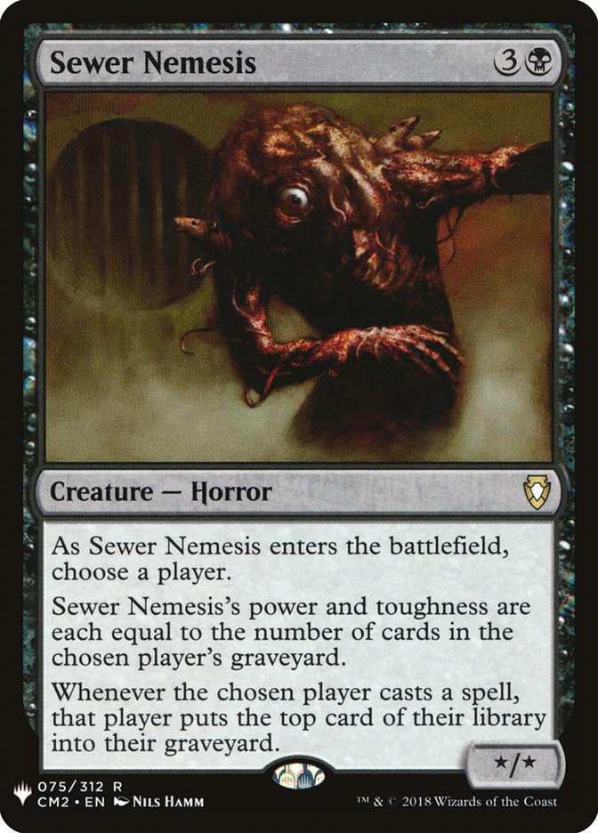 Sewer Nemesis [The List] | Jomio and Rueliete's Cards and Comics