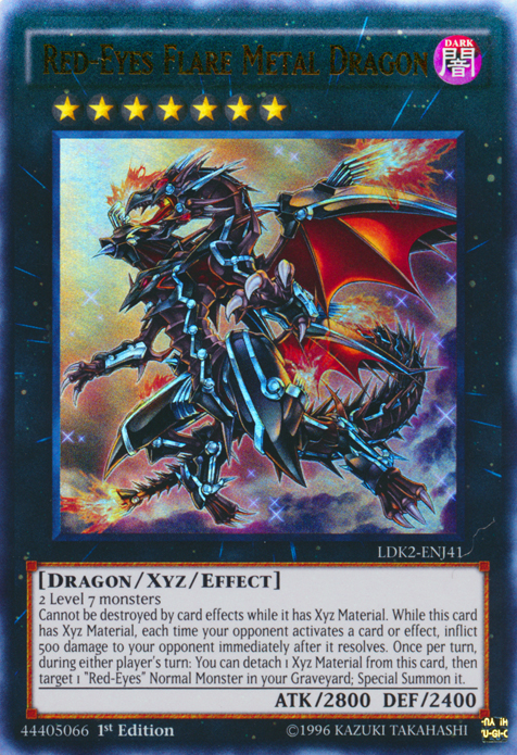 Red-Eyes Flare Metal Dragon [LDK2-ENJ41] Ultra Rare | Jomio and Rueliete's Cards and Comics