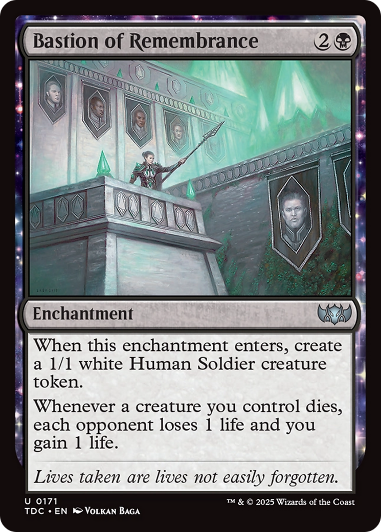 Bastion of Remembrance [Tarkir: Dragonstorm Commander] | Jomio and Rueliete's Cards and Comics