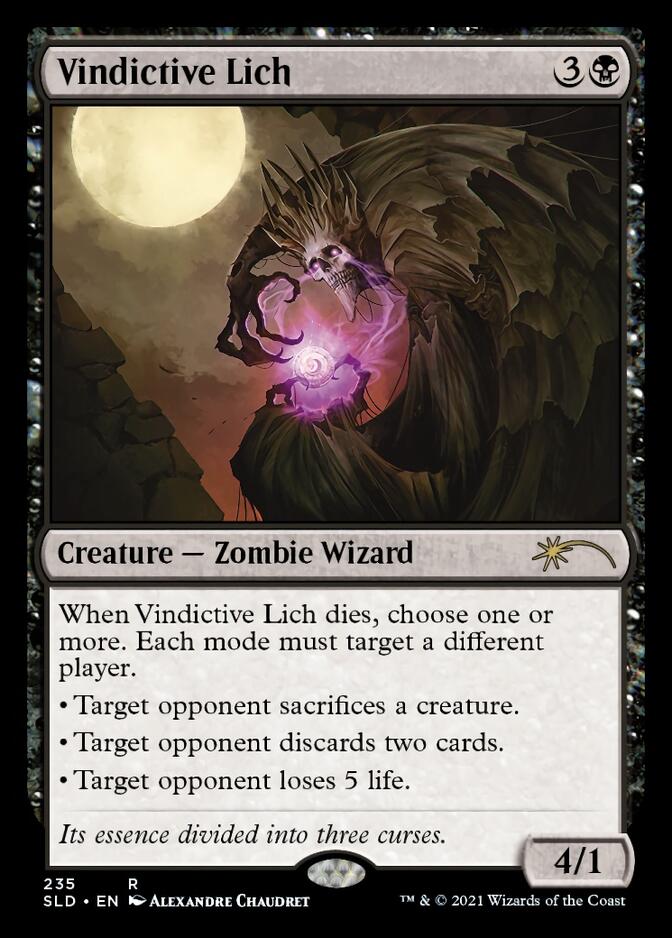 Vindictive Lich [Secret Lair Drop Series] | Jomio and Rueliete's Cards and Comics