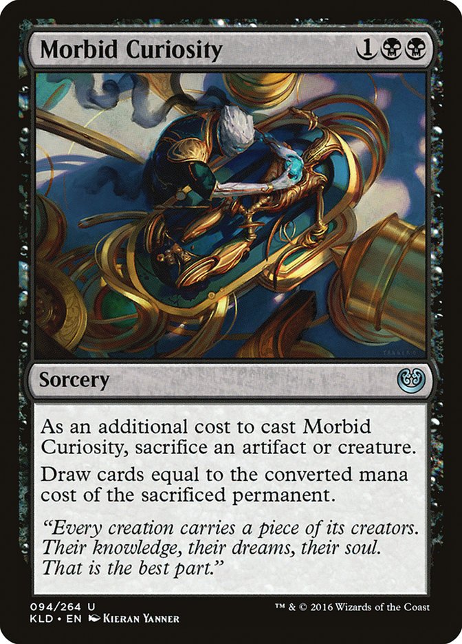 Morbid Curiosity [Kaladesh] | Jomio and Rueliete's Cards and Comics