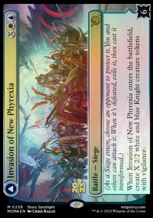 Invasion of New Phyrexia // Teferi Akosa of Zhalfir [March of the Machine Prerelease Promos] | Jomio and Rueliete's Cards and Comics