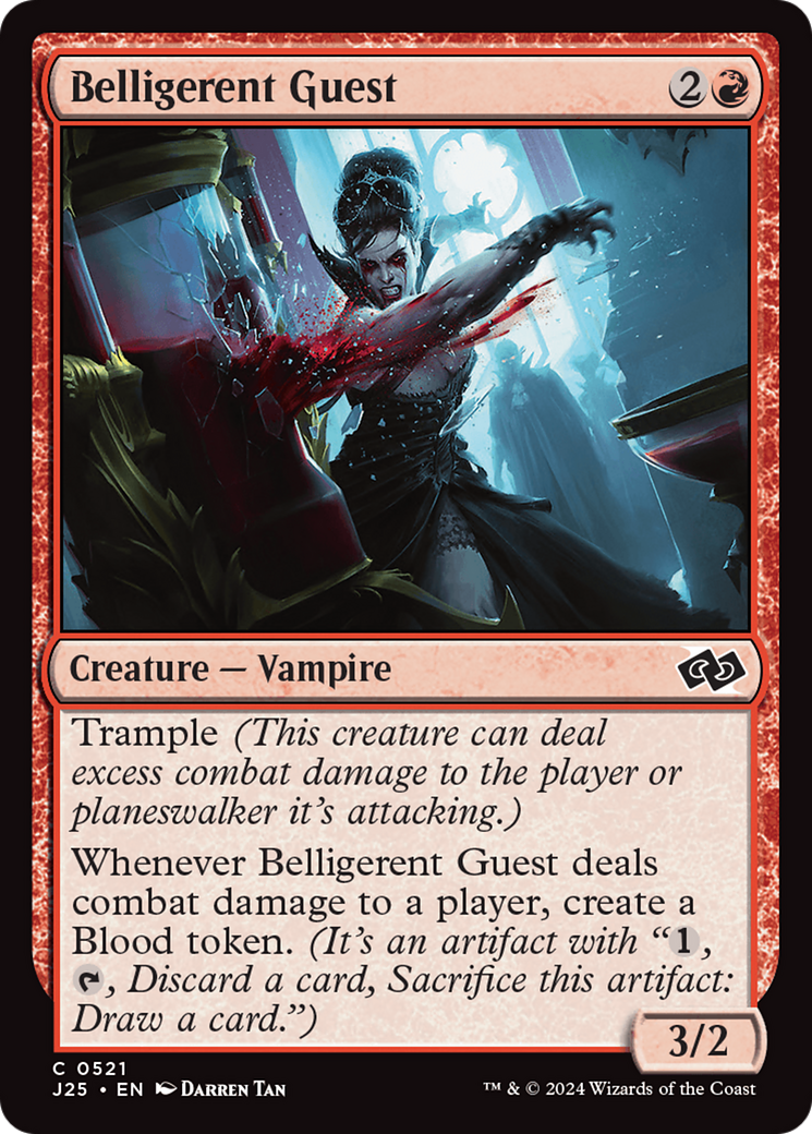 Belligerent Guest [Foundations Jumpstart] | Jomio and Rueliete's Cards and Comics