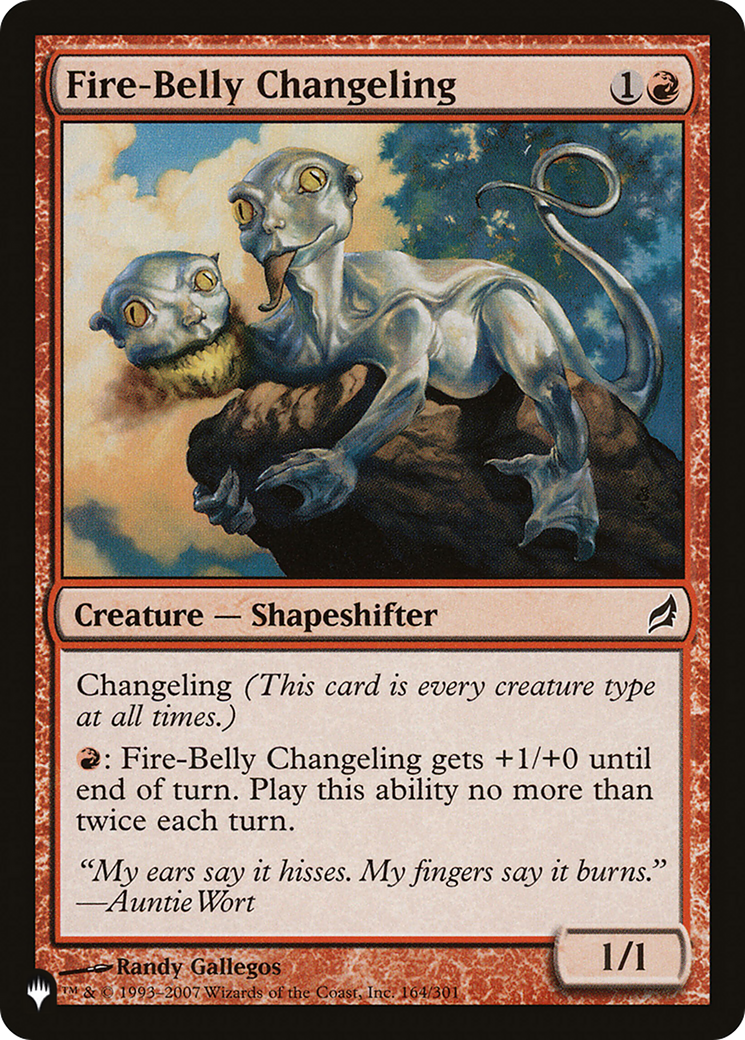 Fire-Belly Changeling [The List] | Jomio and Rueliete's Cards and Comics