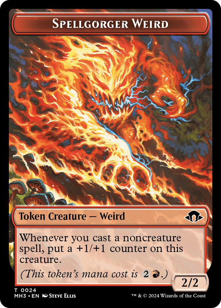 Eldrazi Spawn // Spellgorger Weird Double-Sided Token [Modern Horizons 3 Tokens] | Jomio and Rueliete's Cards and Comics