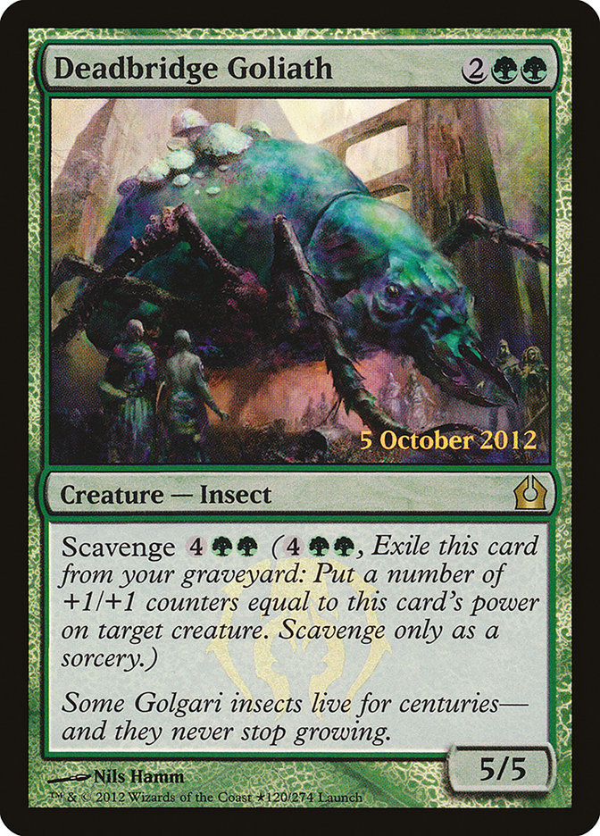 Deadbridge Goliath [Return to Ravnica Prerelease Promos] | Jomio and Rueliete's Cards and Comics