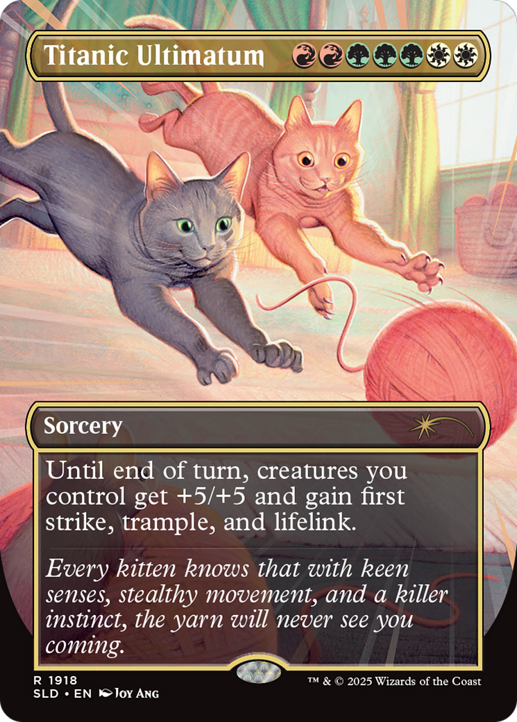 Titanic Ultimatum (1918) (Rainbow Foil) [Secret Lair Drop Series] | Jomio and Rueliete's Cards and Comics