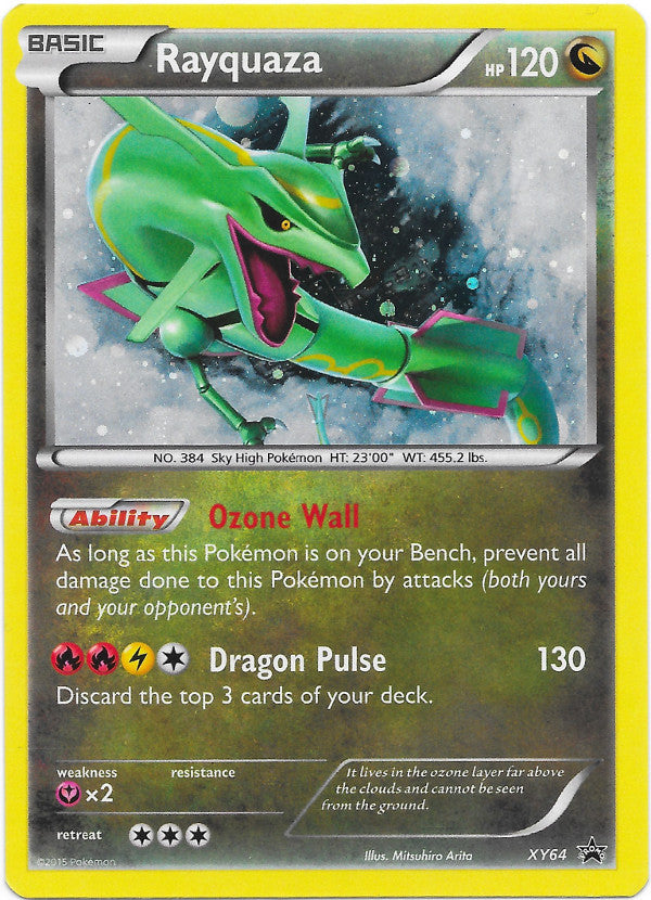 Rayquaza (XY64) (Jumbo Card) [XY: Black Star Promos] | Jomio and Rueliete's Cards and Comics