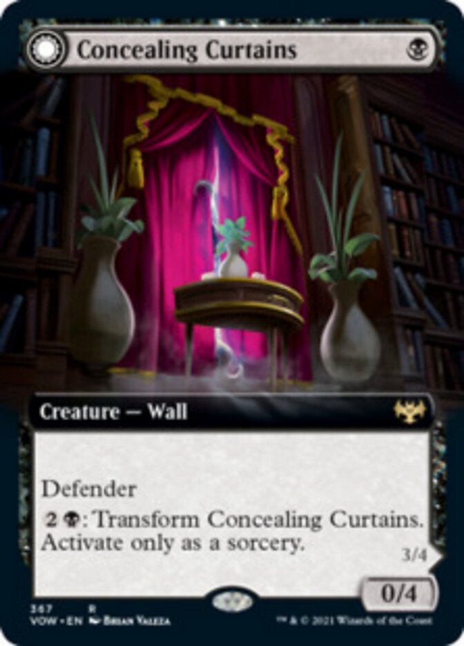 Concealing Curtains // Revealing Eye (Extended Art) [Innistrad: Crimson Vow] | Jomio and Rueliete's Cards and Comics