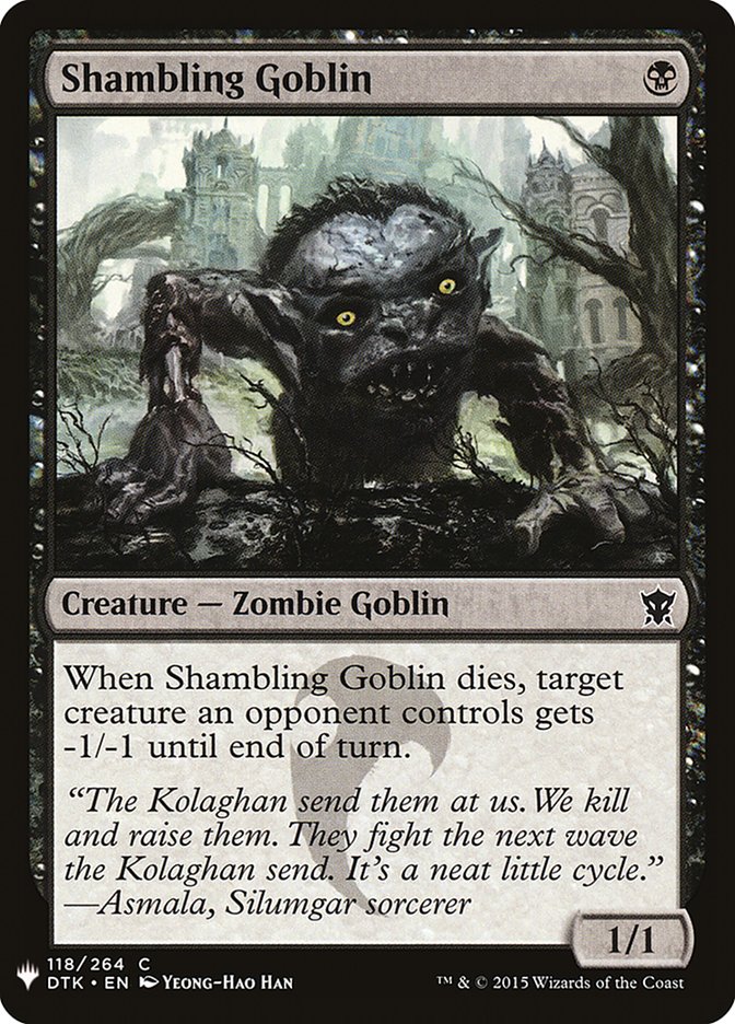 Shambling Goblin [Mystery Booster] | Jomio and Rueliete's Cards and Comics