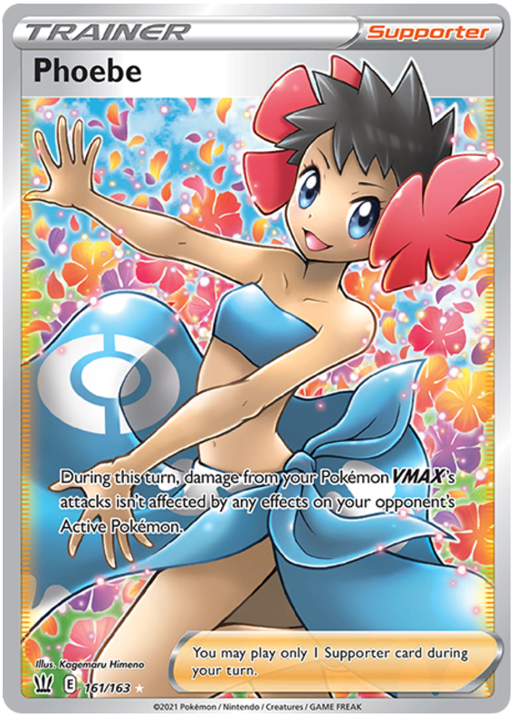 Phoebe (161/163) [Sword & Shield: Battle Styles] | Jomio and Rueliete's Cards and Comics