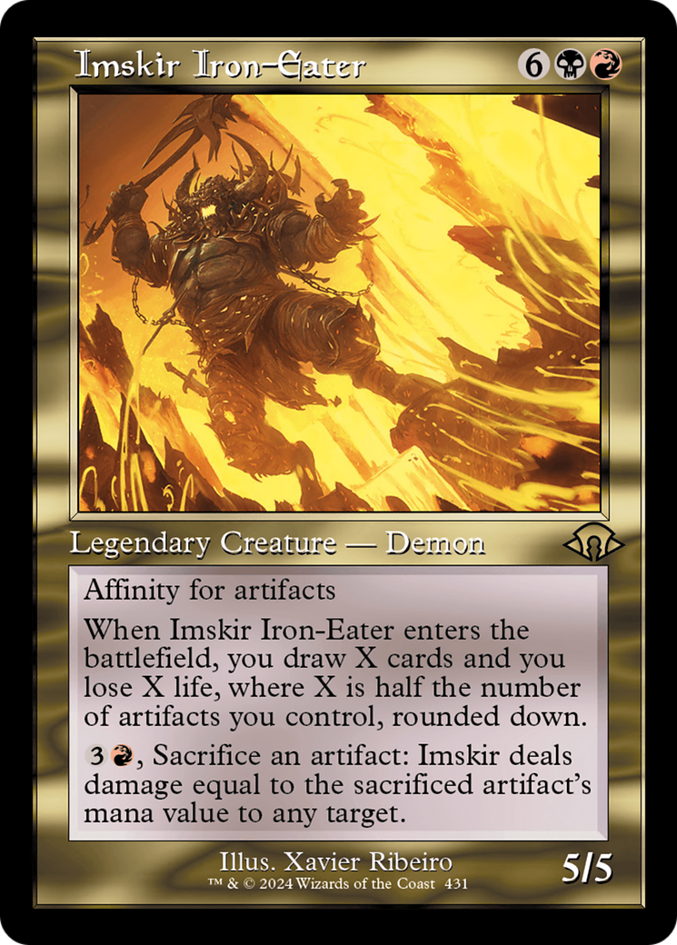 Imskir Iron-Eater (Retro) [Modern Horizons 3] | Jomio and Rueliete's Cards and Comics