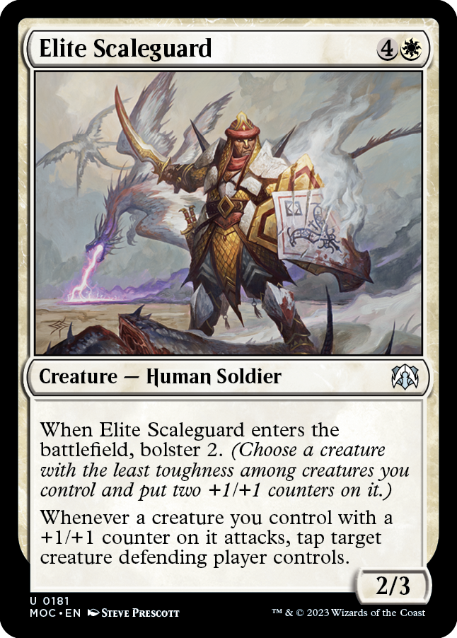 Elite Scaleguard [March of the Machine Commander] | Jomio and Rueliete's Cards and Comics