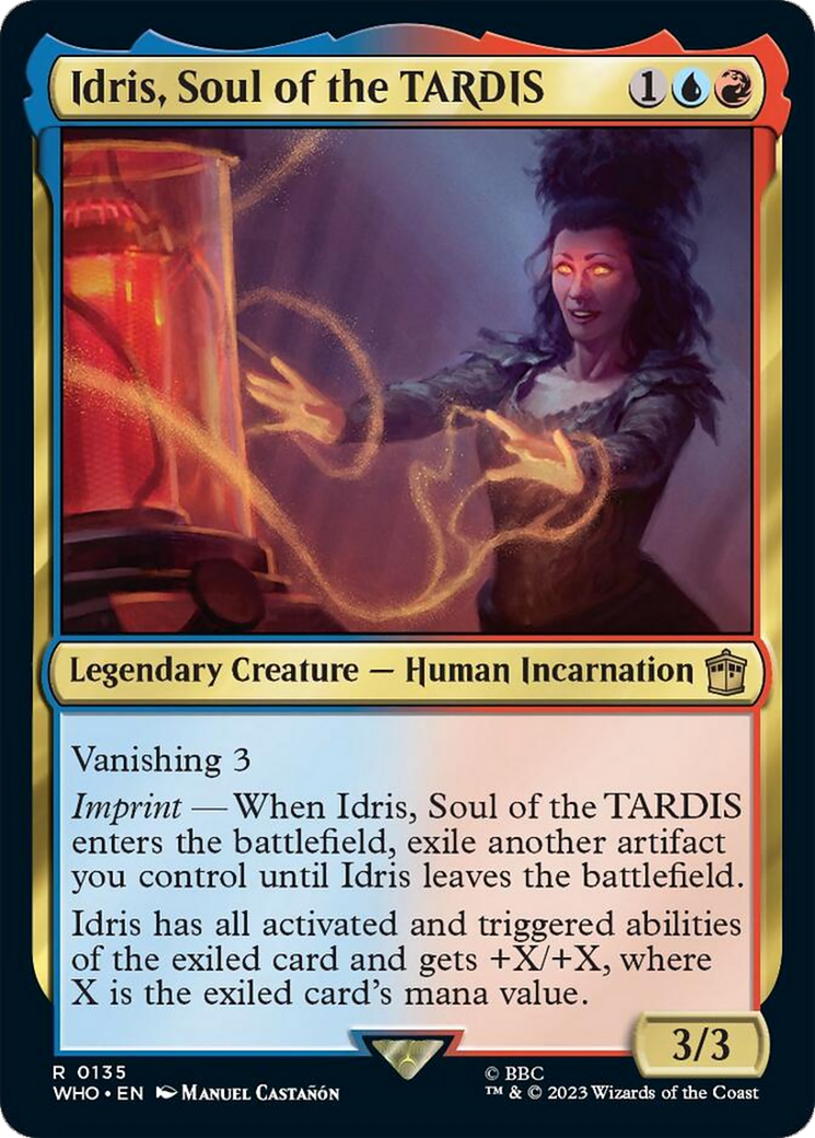 Idris, Soul of the TARDIS [Doctor Who] | Jomio and Rueliete's Cards and Comics