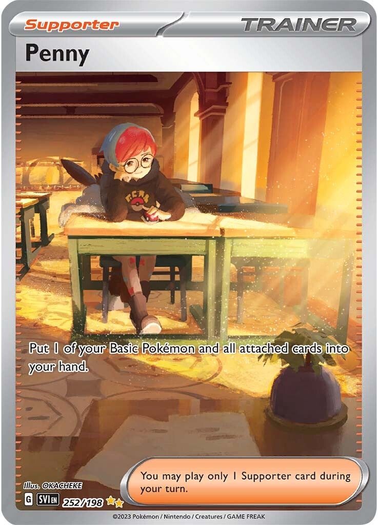 Penny (252/198) [Scarlet & Violet: Base Set] | Jomio and Rueliete's Cards and Comics