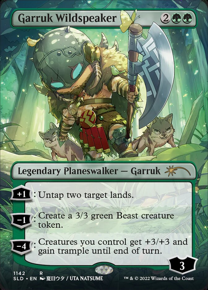 Garruk Wildspeaker (Borderless) [Secret Lair Drop Series] | Jomio and Rueliete's Cards and Comics