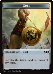 Elemental (0016) // Gold Double-Sided Token [Tarkir: Dragonstorm Commander Tokens] | Jomio and Rueliete's Cards and Comics