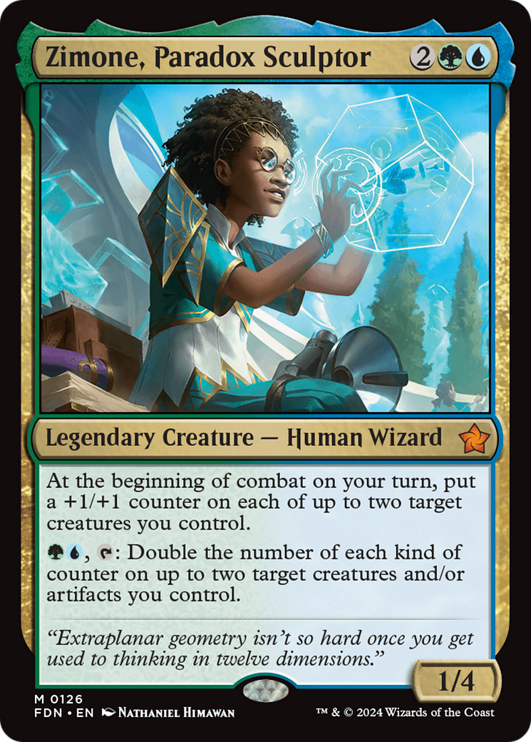 Zimone, Paradox Sculptor [Foundations] | Jomio and Rueliete's Cards and Comics