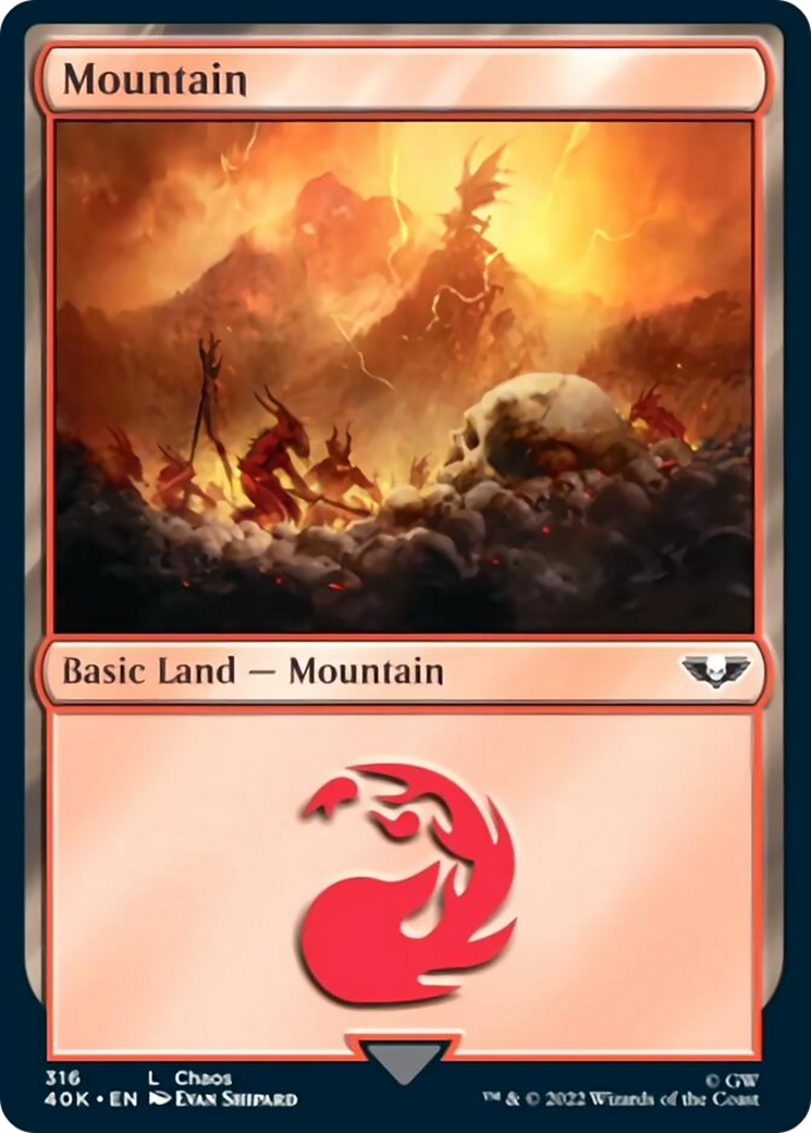 Mountain (316) [Warhammer 40,000] | Jomio and Rueliete's Cards and Comics