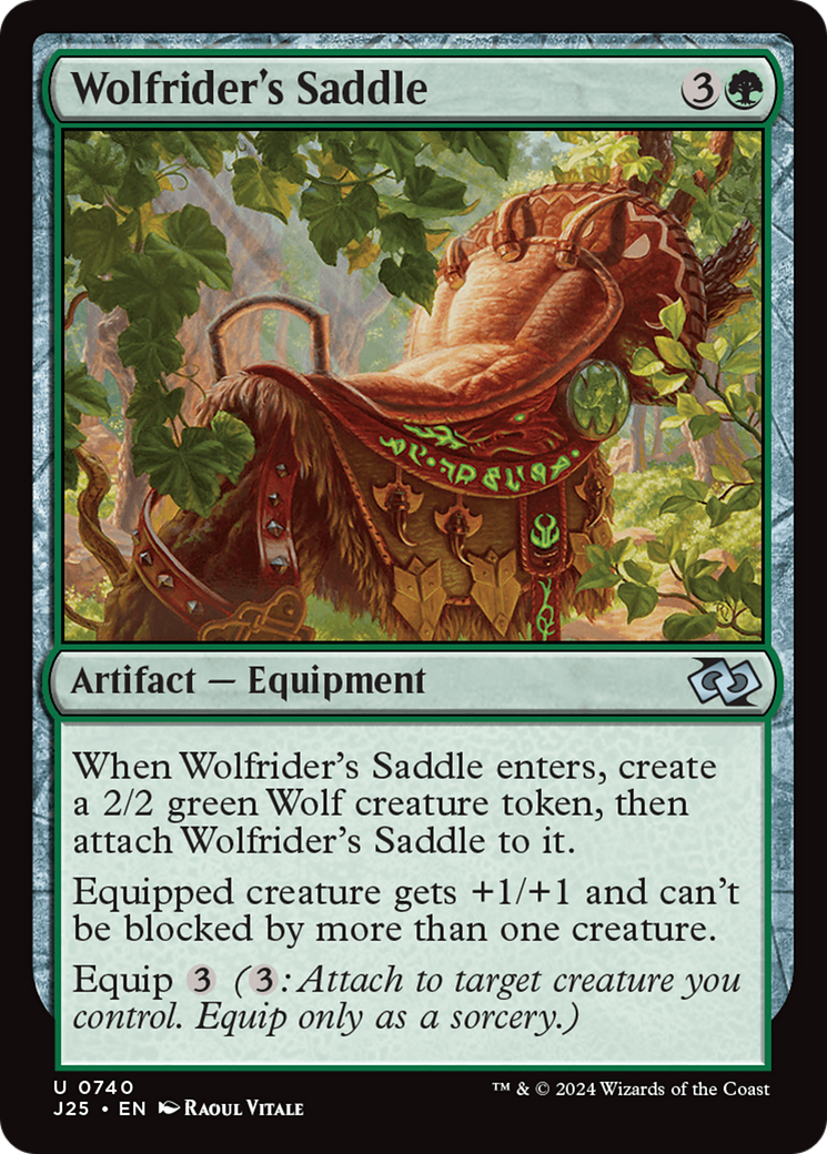 Wolfrider's Saddle [Foundations Jumpstart] | Jomio and Rueliete's Cards and Comics