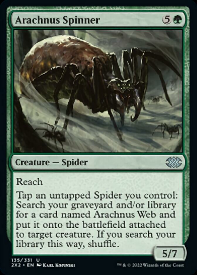 Arachnus Spinner [Double Masters 2022] | Jomio and Rueliete's Cards and Comics