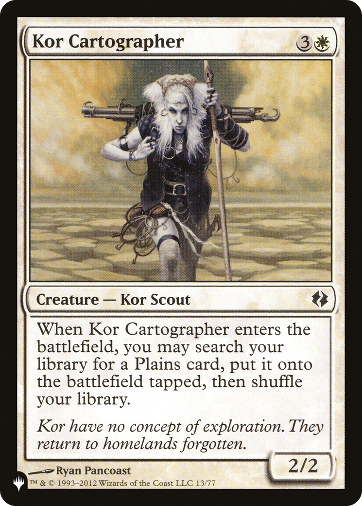 Kor Cartographer [The List] | Jomio and Rueliete's Cards and Comics