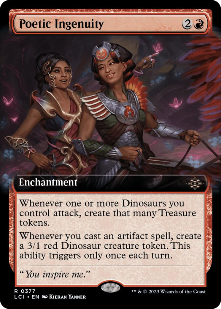 Poetic Ingenuity (Extended Art) [The Lost Caverns of Ixalan] | Jomio and Rueliete's Cards and Comics