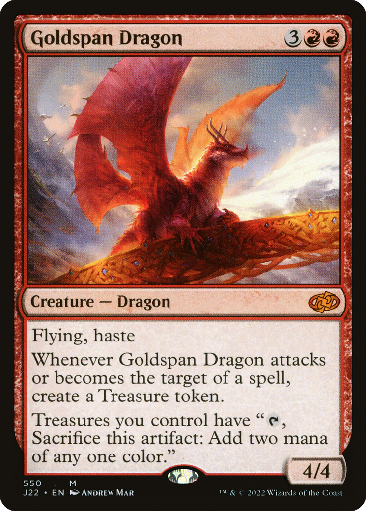 Goldspan Dragon [Jumpstart 2022] | Jomio and Rueliete's Cards and Comics