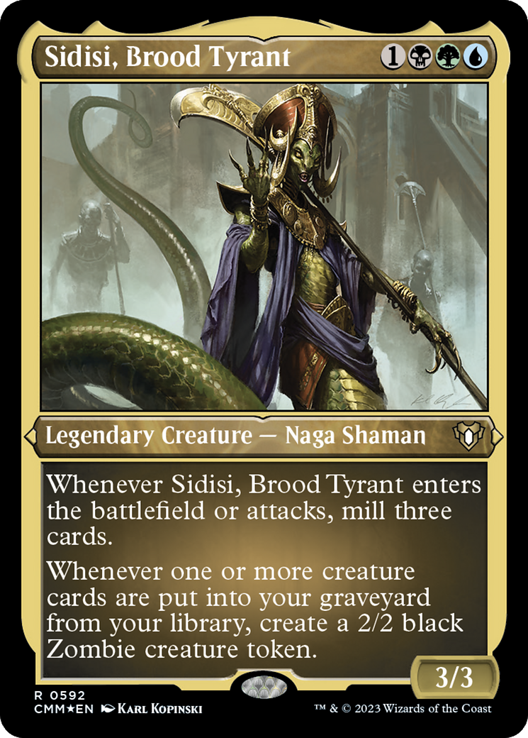 Sidisi, Brood Tyrant (Foil Etched) [Commander Masters] | Jomio and Rueliete's Cards and Comics