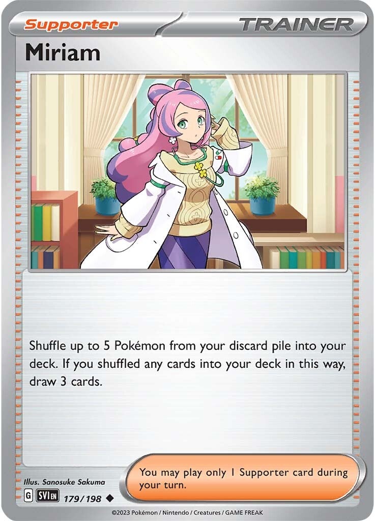 Miriam (179/198) [Scarlet & Violet: Base Set] | Jomio and Rueliete's Cards and Comics