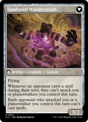 Unstable Glyphbridge // Sandswirl Wanderglyph [The Lost Caverns of Ixalan Prerelease Cards] | Jomio and Rueliete's Cards and Comics